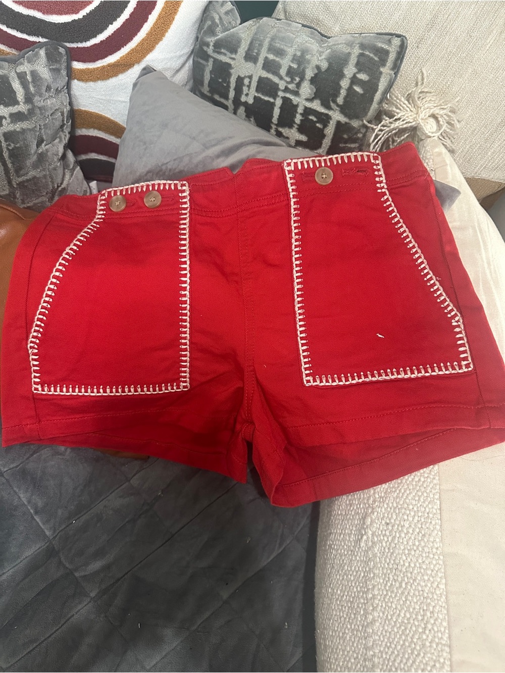 Kit High Rise Whip-stitch Utility Shorts - Picture 7 of 7